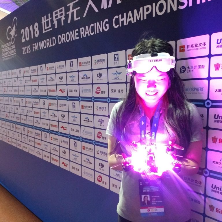 Malaysia sent its first female drone pilot to Shenzhen's FAI Drone Racing Championships 2018